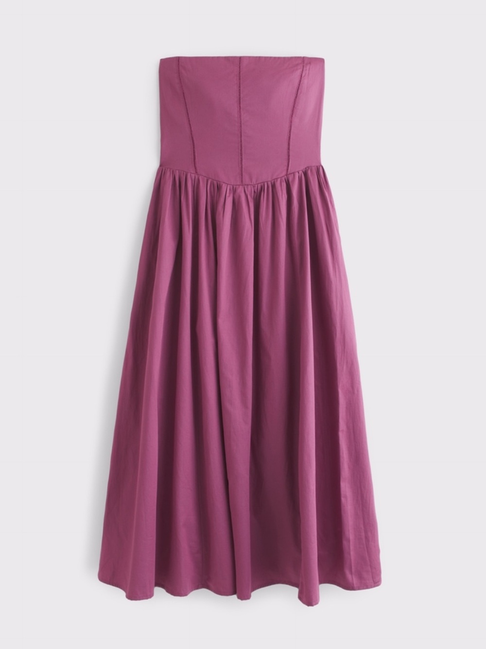 New! Abercrombie dipped waist strapless bra free dress